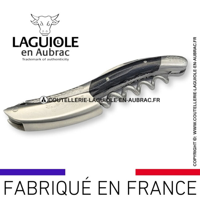 sommelier laguiole en aubrac mitres ornementées ebène