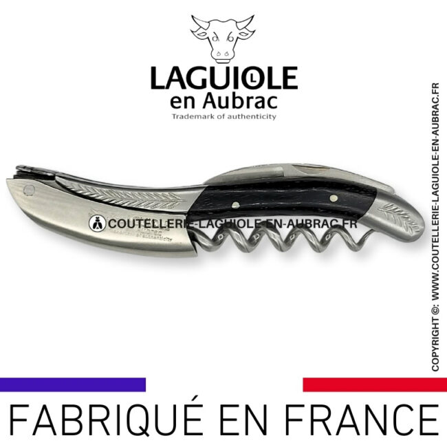 sommelier laguiole en aubrac mitres ornementées ebène
