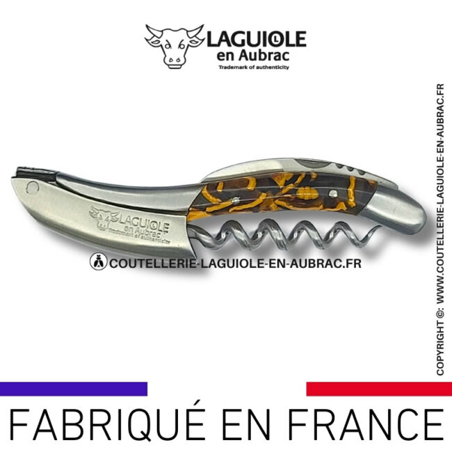 sommelier laguiole en aubrac en coquilles de noix recyclées