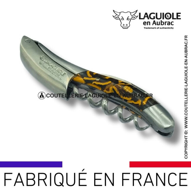 sommelier laguiole en aubrac en coquilles de noix recyclées