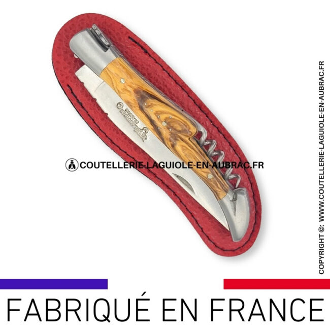 etui incurvé rouge