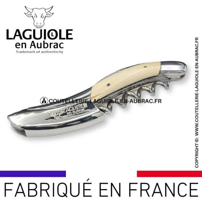 sommelier laguiole en aubrac abeille prestige – ivoire de mammouth