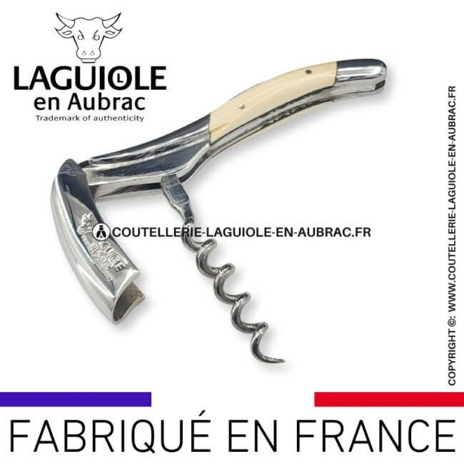 sommelier laguiole en aubrac abeille prestige – ivoire de mammouth