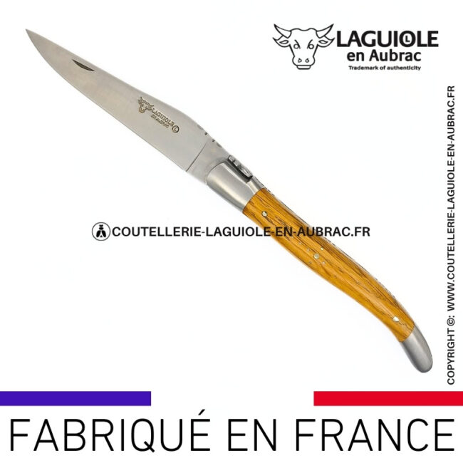 couteau laguiole manche en chêne
