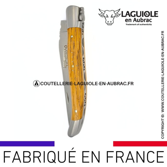 couteau laguiole manche en chêne