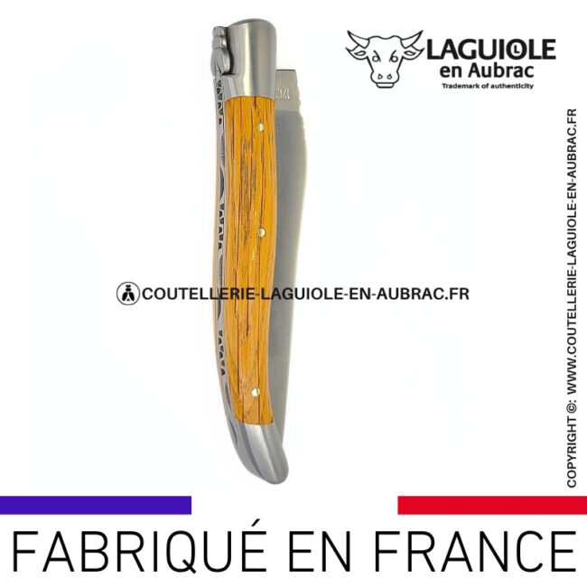 couteau laguiole manche en chêne