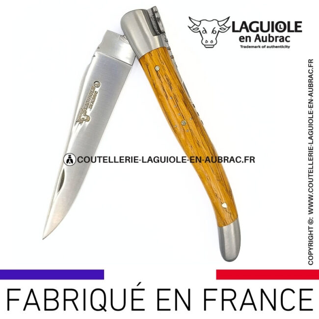 couteau laguiole manche en chêne