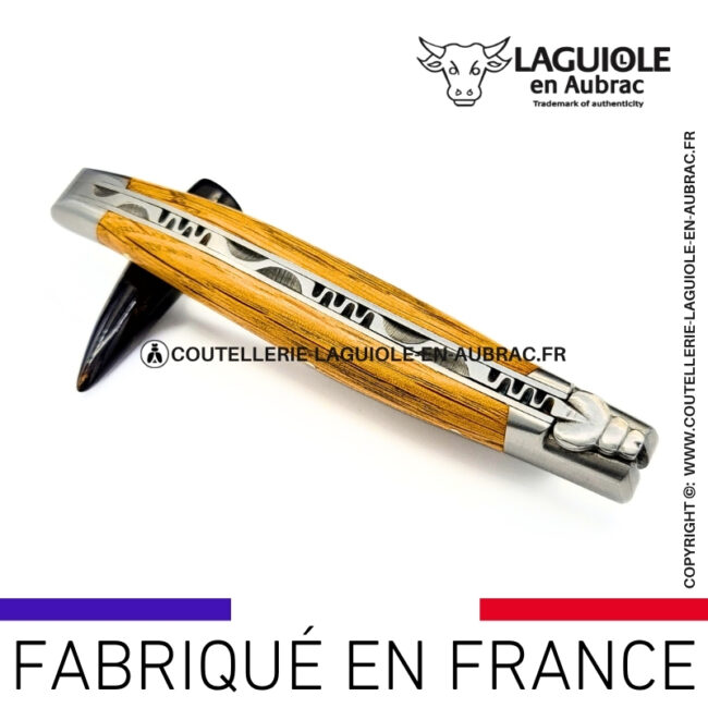 couteau laguiole manche en chêne