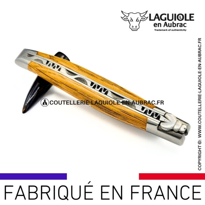 couteau laguiole manche en chêne