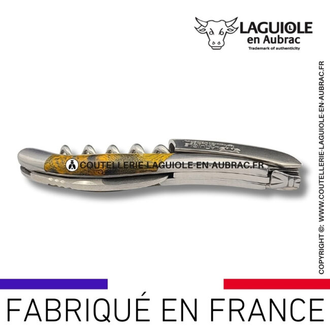 sommelier laguiole en aubrac en cheesewood ondé vert pistache