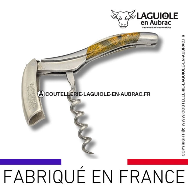 sommelier laguiole en aubrac en cheesewood ondé vert pistache