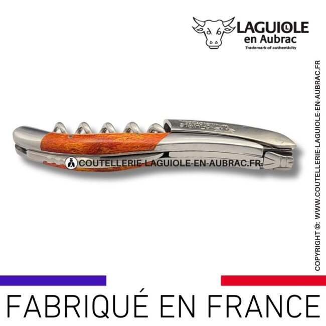 sommelier laguiole en aubrac en cheesewood orange corail