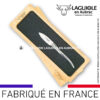 couteau à huître laguiole en aubrac en inox massif brillant