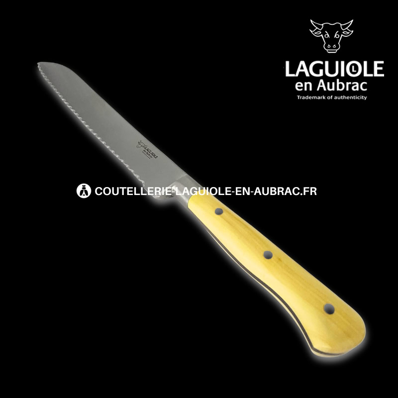 couteau à pain laguiole en aubrac en buis (7)