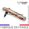 couteau laguiole en aubrac "l'arbre de vie" en loupe de peuplier
