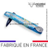 couteau laguiole en aubrac "primrose" collection jardin secret en loupe de sureau
