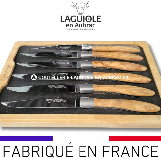 couteaux de table laguiole en aubrac 