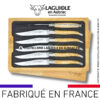 couteaux de table laguiole en aubrac en bouleau (set de 6)