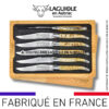 couteaux de table laguiole en aubrac en croûte de bélier (set de 6)