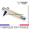 couteau laguiole en aubrac pliant en houx et finition satinée