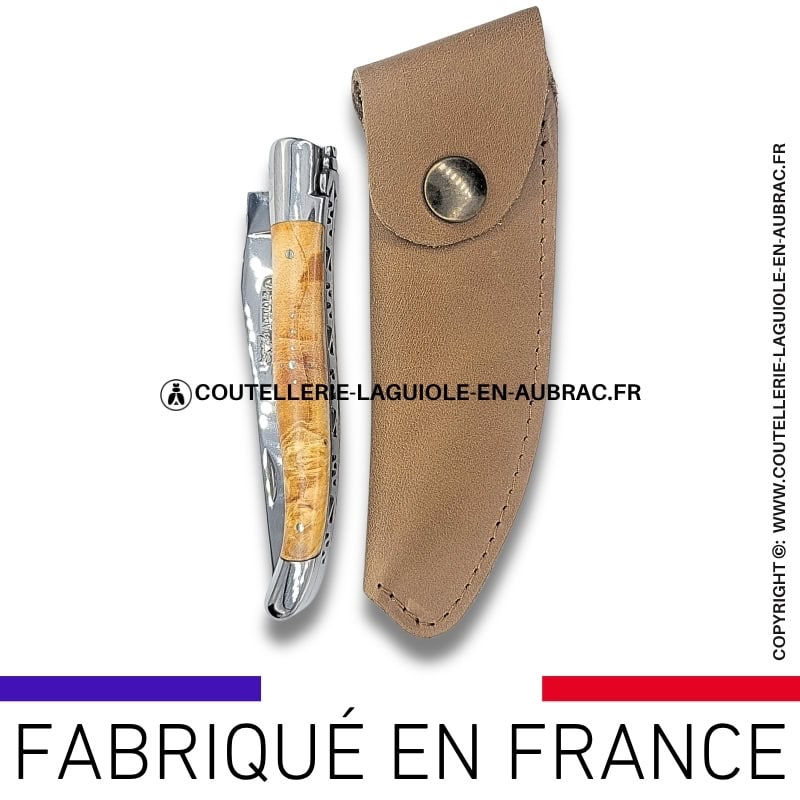 etui en cuir souple arizona fauve avec passant ceinture