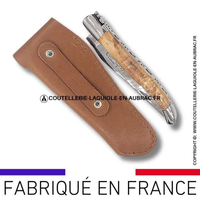 etui en cuir souple gold avec passant ceinture