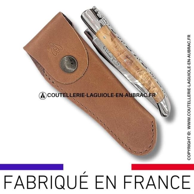 etui en cuir souple gold avec passant ceinture