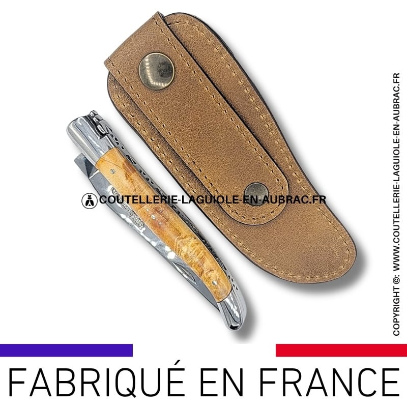 etui en cuir végétal noir classique et passant ceinture (copie)