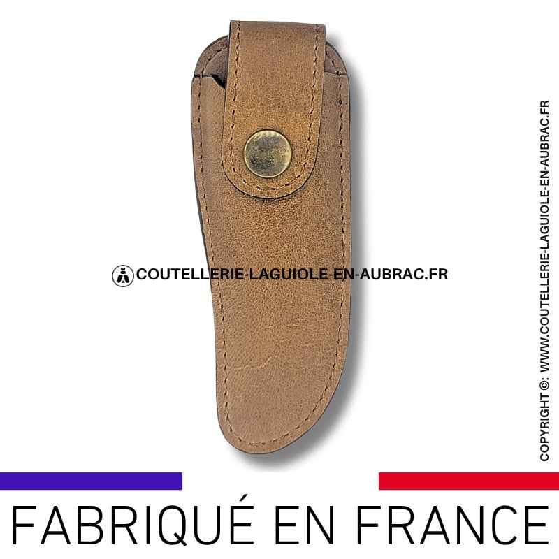 etui en cuir végétal noir classique et passant ceinture (copie)