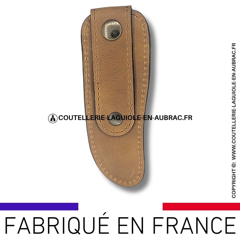 etui en cuir végétal noir classique et passant ceinture (copie)