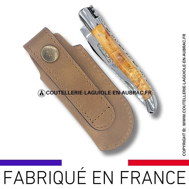 etui en cuir végétal noisette plat et passant ceinture (copie)