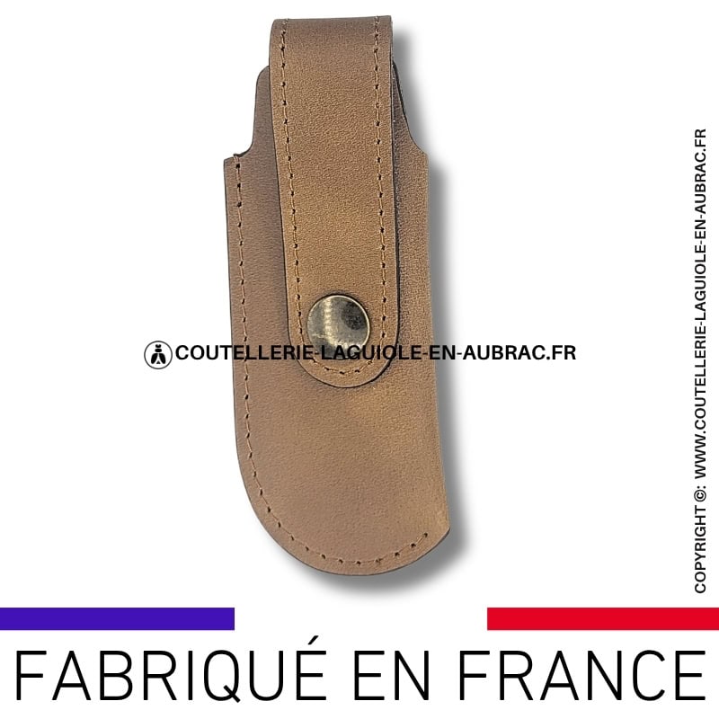 etui en cuir végétal noisette plat et passant ceinture (copie)