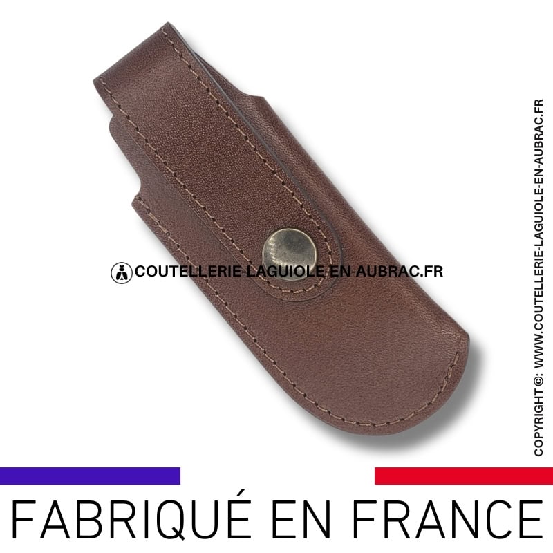etui en cuir végétal noir plat et passant ceinture (copie)