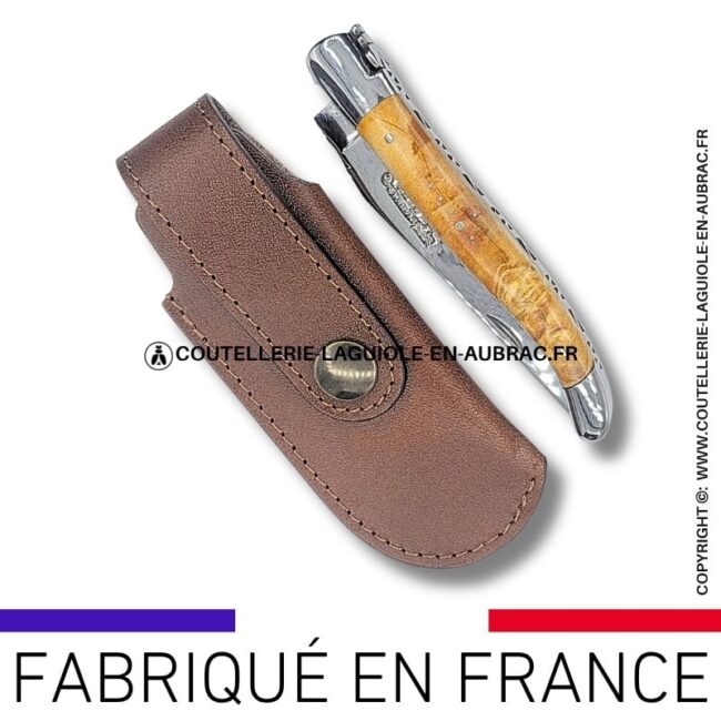 etui en cuir végétal noir plat et passant ceinture (copie)
