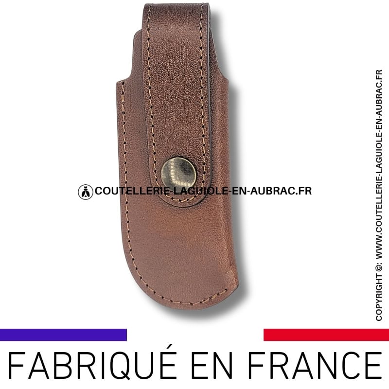 etui en cuir végétal noir plat et passant ceinture (copie)